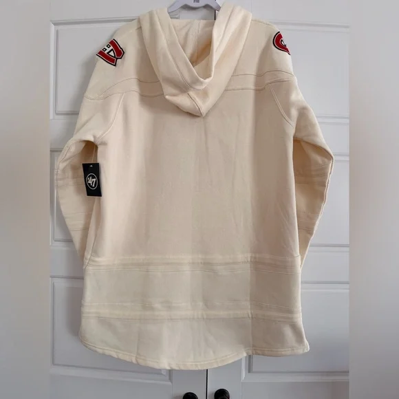 ‘47 Montreal Canadiens NHL Hockey Heavyweight Jersey Lacer Hoodie - Picture 2 of 5